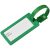 River window luggage tag, ABS Plastic, Green