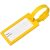 River window luggage tag, ABS Plastic, Yellow