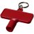 Maximilian rectangular utility key keychain , ABS Plastic, Red