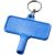 Largo plastic radiator key with keychain, ABS Plastic, Blue