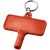 Largo plastic radiator key with keychain, ABS Plastic, Red