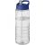 Sticla de apa, sport, 750 ml, 23.1xØ 9 cm, H2O, 20IUN0653, Transparent, Albastru, PET, Polipropilena