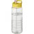 Sticla de apa, sport, 750 ml, 23.1xØ 9 cm, H2O, 20IUN0661, Transparent, Galben, PET, Polipropilena