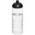 H2O Treble 750 ml dome lid sport bottle, PET Plastic, PP Plastic, Transparent, solid black