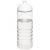 H2O Treble 750 ml dome lid sport bottle, PET Plastic, PP Plastic, Transparent,White