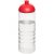 H2O Treble 750 ml dome lid sport bottle, PET Plastic, PP Plastic, Transparent,Red  