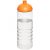 H2O Treble 750 ml dome lid sport bottle, PET Plastic, PP Plastic, Transparent,Orange  