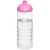 H2O Treble 750 ml dome lid sport bottle, PET Plastic, PP Plastic, Transparent,Pink  