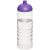 H2O Treble 750 ml dome lid sport bottle, PET Plastic, PP Plastic, Transparent,Purple  