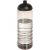 H2O Treble 750 ml dome lid sport bottle, PET Plastic, PP Plastic, Charcoal, solid black