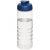 H2O Treble 750 ml flip lid sport bottle, PET Plastic, PP Plastic, Transparent,Blue