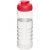H2O Treble 750 ml flip lid sport bottle, PET Plastic, PP Plastic, Transparent,Red  
