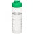 H2O Treble 750 ml flip lid sport bottle, PET Plastic, PP Plastic, Transparent,Green  