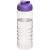 H2O Treble 750 ml flip lid sport bottle, PET Plastic, PP Plastic, Transparent,Purple  