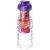 H2O Treble 750 ml flip lid bottle & infuser, PET Plastic, PP Plastic, Transparent,Purple  