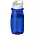 Sticla de apa, sport, 600 ml, 20.5xØ 7.35 cm, H2O, 20IUN0591, Albastru, Alb, PET, Polipropilena, Plastic