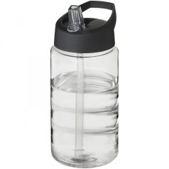  Sticla de apa, sport, 500 ml, 17.8xØ 7.35 cm, H2O, 20IUN0581, Transparent, Negru, PET, Polipropilena, Plastic