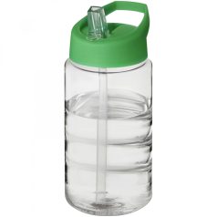   Sticla de apa, sport, 500 ml, 17.8xØ 7.35 cm, H2O, 20IUN0577, Transparent, Verde, PET, Polipropilena, Plastic