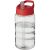 Sticla de apa, sport, 500 ml, 17.8xØ 7.35 cm, H2O, 20IUN0580, Transparent, Rosu, PET, Polipropilena, Plastic