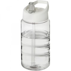   Sticla de apa, sport, 500 ml, 17.8xØ 7.35 cm, H2O, 20IUN0583, Transparent, Alb, PET, Polipropilena, Plastic