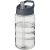 Sticla de apa, sport, 500 ml, 17.8xØ 7.35 cm, H2O, 20IUN0582, Transparent, Gri, PET, Polipropilena, Plastic