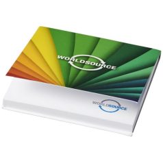   Sticky-Mate® soft cover sticky notes 75x75, Paper, White, 50