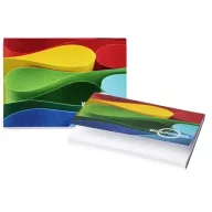   Sticky-Mate® soft cover sticky notes 105x75, Paper, White, 100