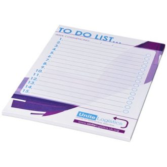 Desk-Mate® A5 notepad, Paper, cardboard, White, 25