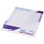 Desk-Mate® A5 notepad, Paper, cardboard, White, 25