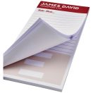 Desk-Mate® 1/3 A4 notepad, Paper, cardboard, White, 25