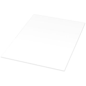   Desk-Mate® A4 notepad wrap over cover, Paper, cardboard, White, 50