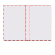 Combi notes page marker set hard cover, Paper, White
