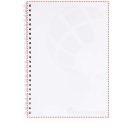 Desk-Mate® wire-o A5 notebook PP cover, Paper, polypropylene, White, 100