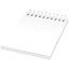 Desk-Mate® wire-o A6 notebook PP cover, Paper, polypropylene, White, 50