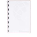 Desk-Mate® wire-o A4 notebook, Paper, White, 50