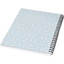 Desk-Mate® wire-o A4 notebook, Paper, White, solid black, 80