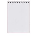 Desk-Mate® wire-o A6 notebook, Paper, White, 50