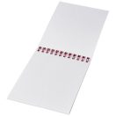 Desk-Mate® wire-o A6 notebook, Paper, White, 50