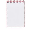 Desk-Mate® wire-o A6 notebook, Paper, White, 80