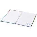 Wire-o A5 notebook hard cover, Paper, nylon, White