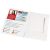 Guild A4 card document wallet, Paper, White