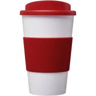   Cana de voiaj, Americano, 18SEP3106, 350 ml, 15.5x Ø9.5 cm, Polipropilena, Silicon, Rosu