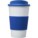Cana de voiaj, Americano, 18SEP3108, 350 ml, 15.5x Ø9.5 cm, Polipropilena, Silicon, Albastru