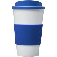  Cana de voiaj, Americano, 18SEP3108, 350 ml, 15.5x Ø9.5 cm, Polipropilena, Silicon, Albastru