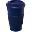 Cana de voiaj, 350 ml, Everestus, 2601E12802, 15.5xØ9.5 cm, Polipropilena, Albastru inchis