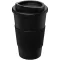 Cana de voiaj, 350 ml, Everestus, 2601E12801, 15.5xØ9.5 cm, Polipropilena, Negru