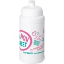 Sticla de apa sport, Baseline, 18SEP2987, 500 ml, 18.3x Ø7.2 cm, Plastic, Polipropilena, Alb