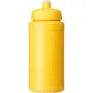 Sticla de apa sport, Baseline, 18SEP2988, 500 ml, 18.3x Ø7.2 cm, Plastic, Polipropilena, Galben