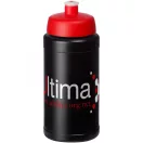 Sticla de apa sport, Baseline, 18SEP2989, 500 ml, 18.3x Ø7.2 cm, Plastic, Polipropilena, Rosu