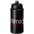 Sticla de apa 500 ml, Everestus, 2601E12828, 18.5xØ7.5 cm, Plastic, Polipropilena, Negru